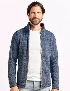 P-7720-Mens Knit Fleece Jacket C+ 2